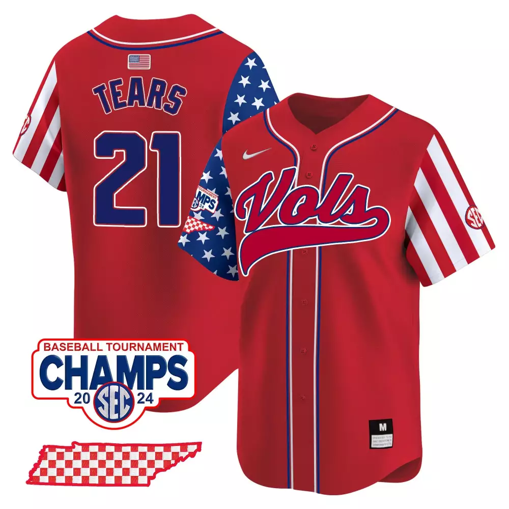 kavares tears pinstripe womens tennessee volunteers 2024 tournament champs world series vapor premier limited jersey all