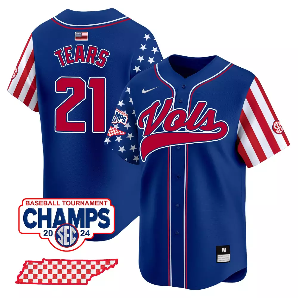 kavares tears pinstripe womens tennessee volunteers 2024 tournament champs world series vapor premier limited jersey all
