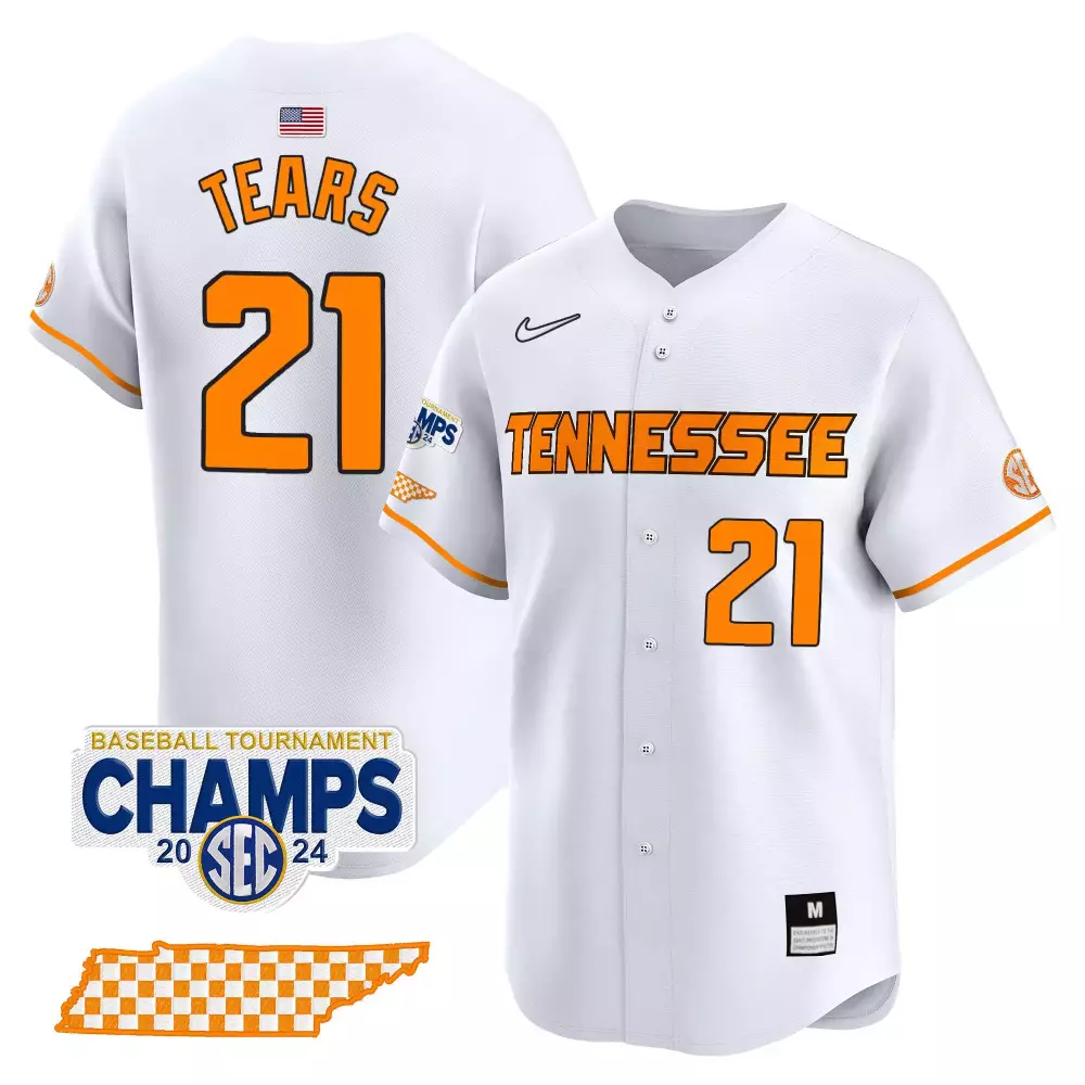 kavares tears white mens tennessee volunteers 2024 independence day vapor premier limited jersey all stitched