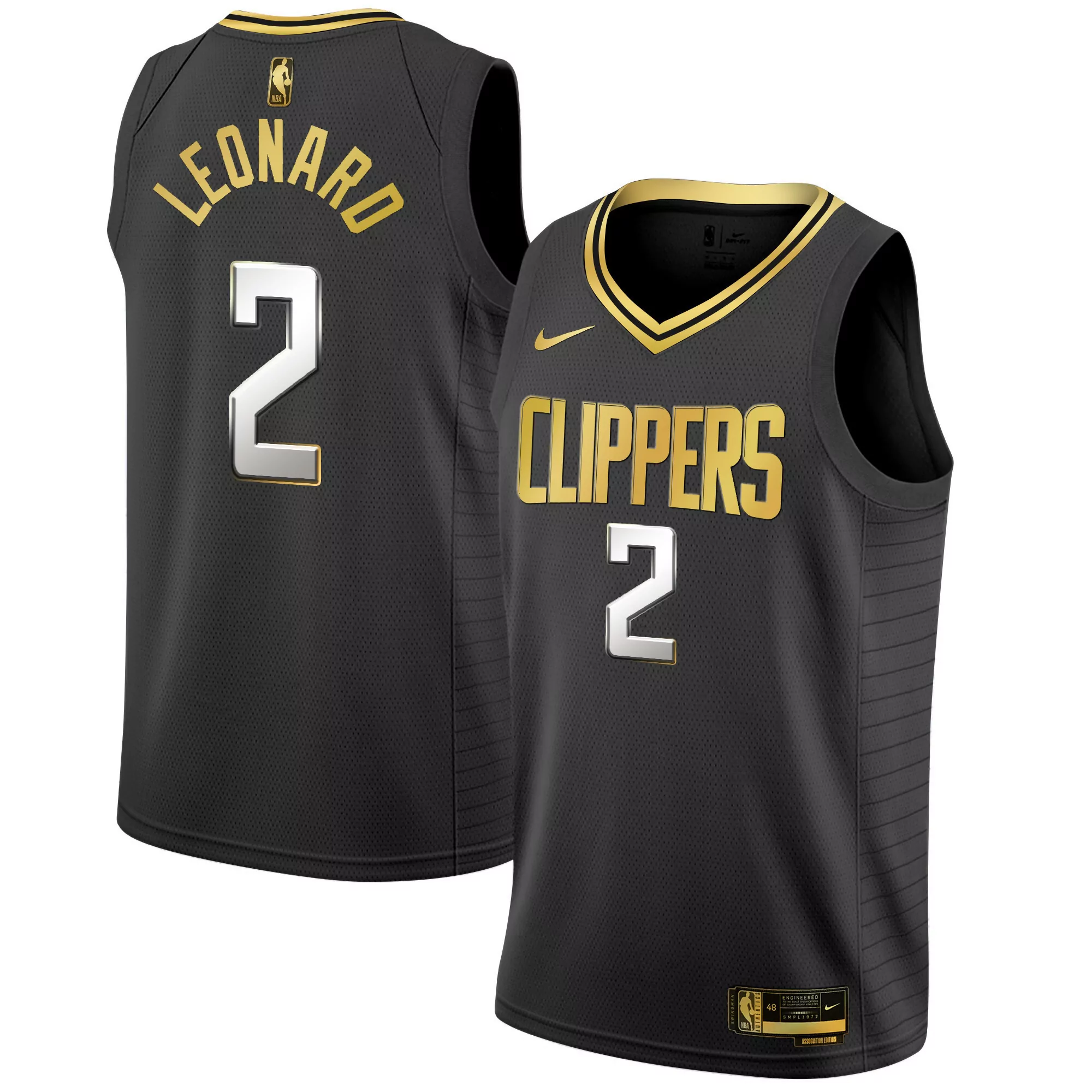 kawhi leonard association mens los angeles clippers swingman jersey all stitched