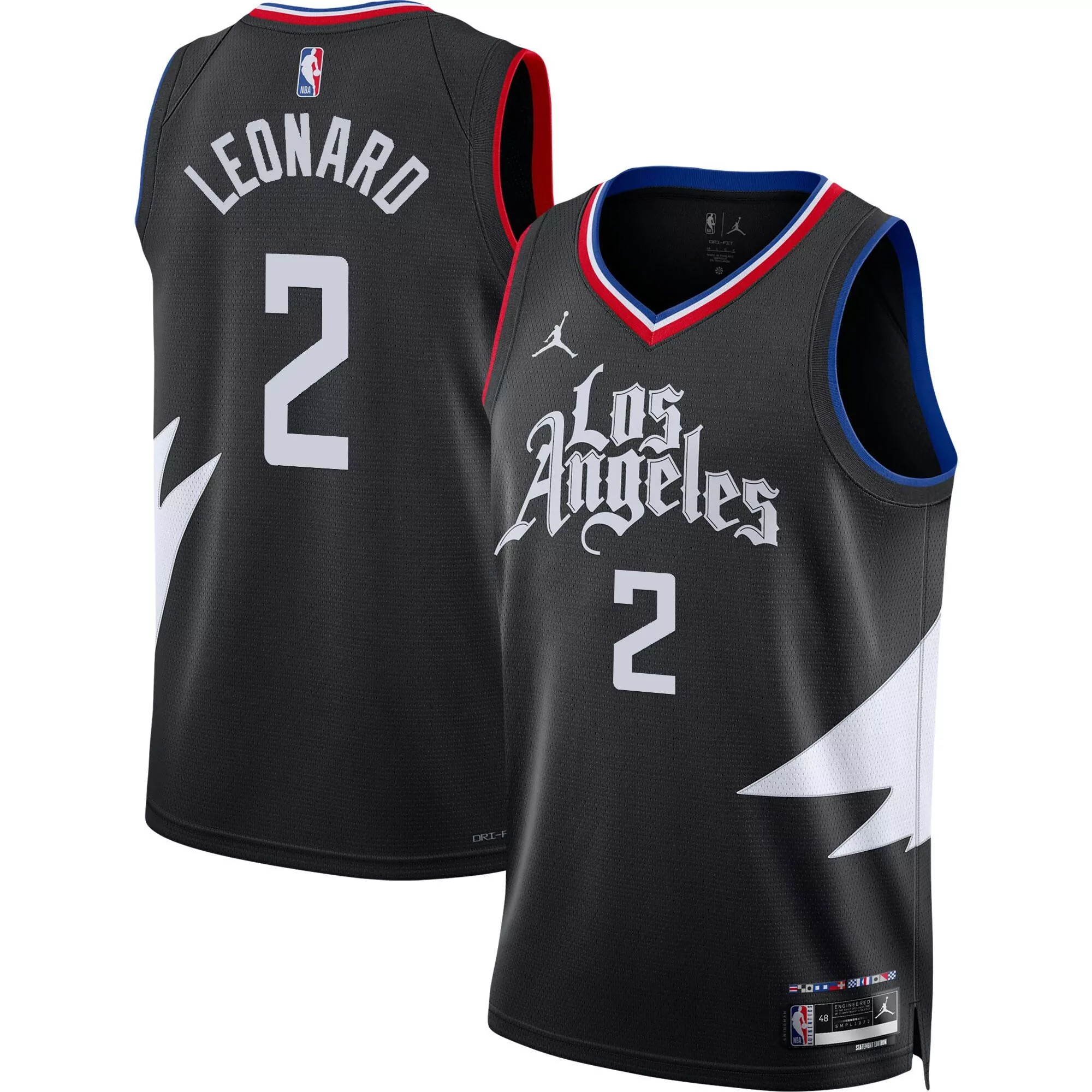 kawhi leonard association mens los angeles clippers swingman jersey all stitched