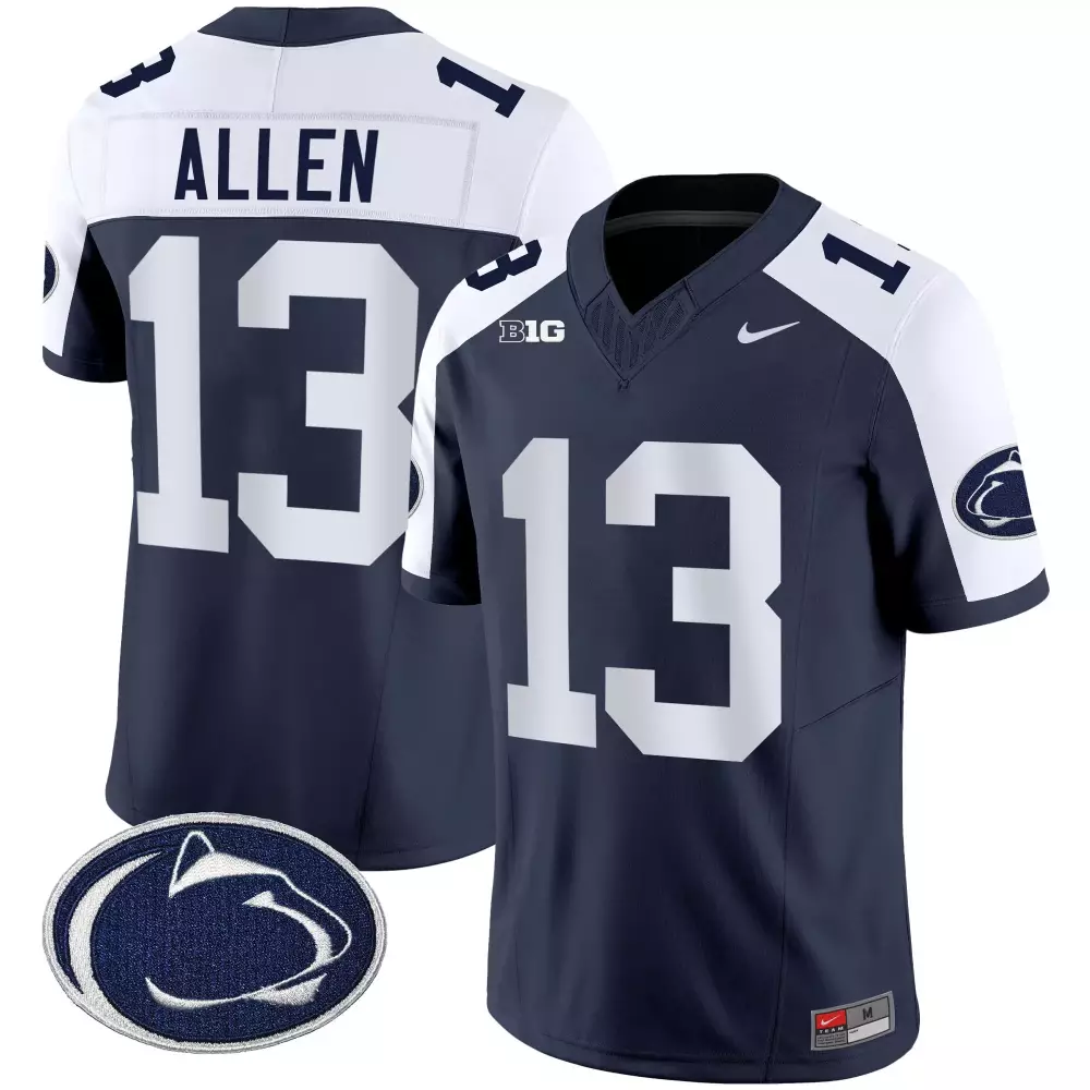 kaytron allen black limited mens penn state nittany lions black limited gold vapor jersey all stitched