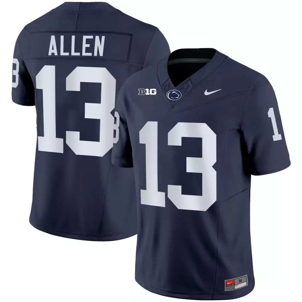 kaytron allen black limited mens penn state nittany lions black limited gold vapor jersey all stitched