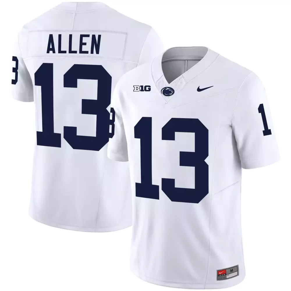 kaytron allen white mens penn state nittany lions vapor limited jersey all stitched