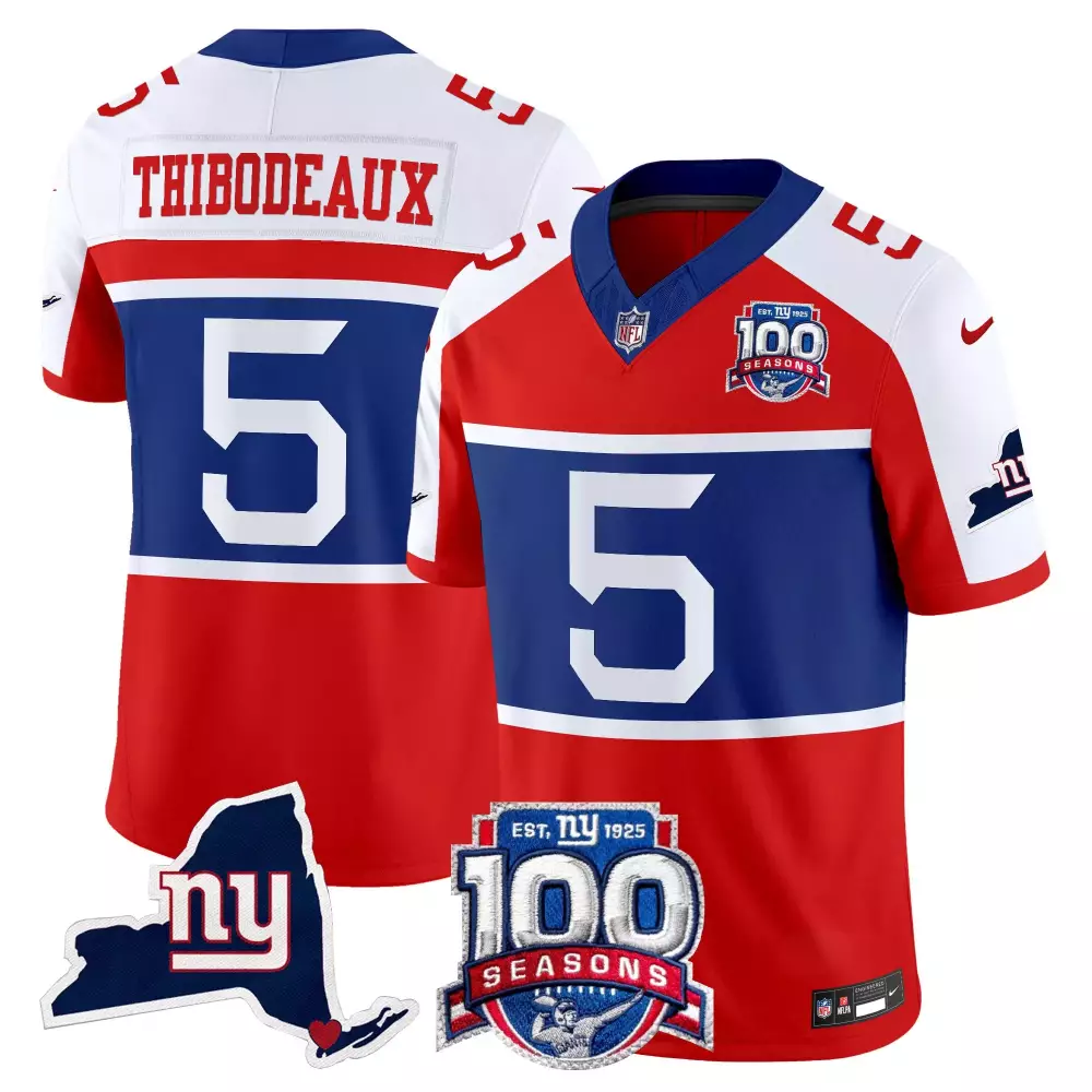 kayvon thibodeaux color sleeve womens new york giants vapor gold jersey all stitched