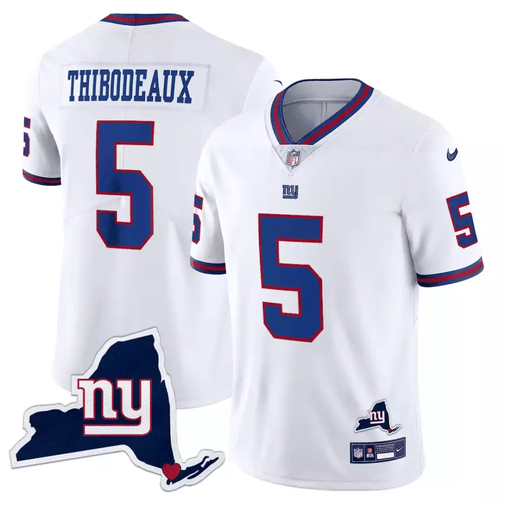 kayvon thibodeaux white mens new york giants american style vapor limited jersey all stitched