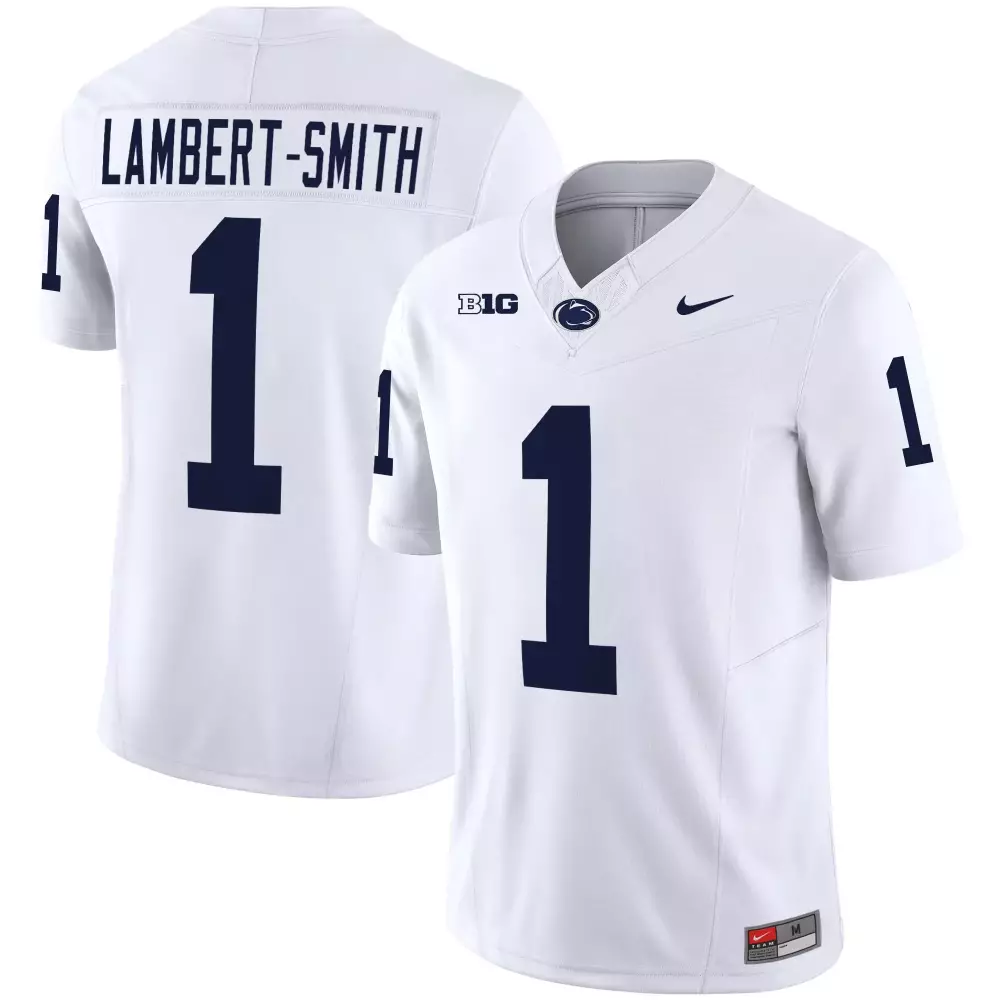 keandre lambertsmith white mens penn state nittany lions vapor limited jersey all stitched