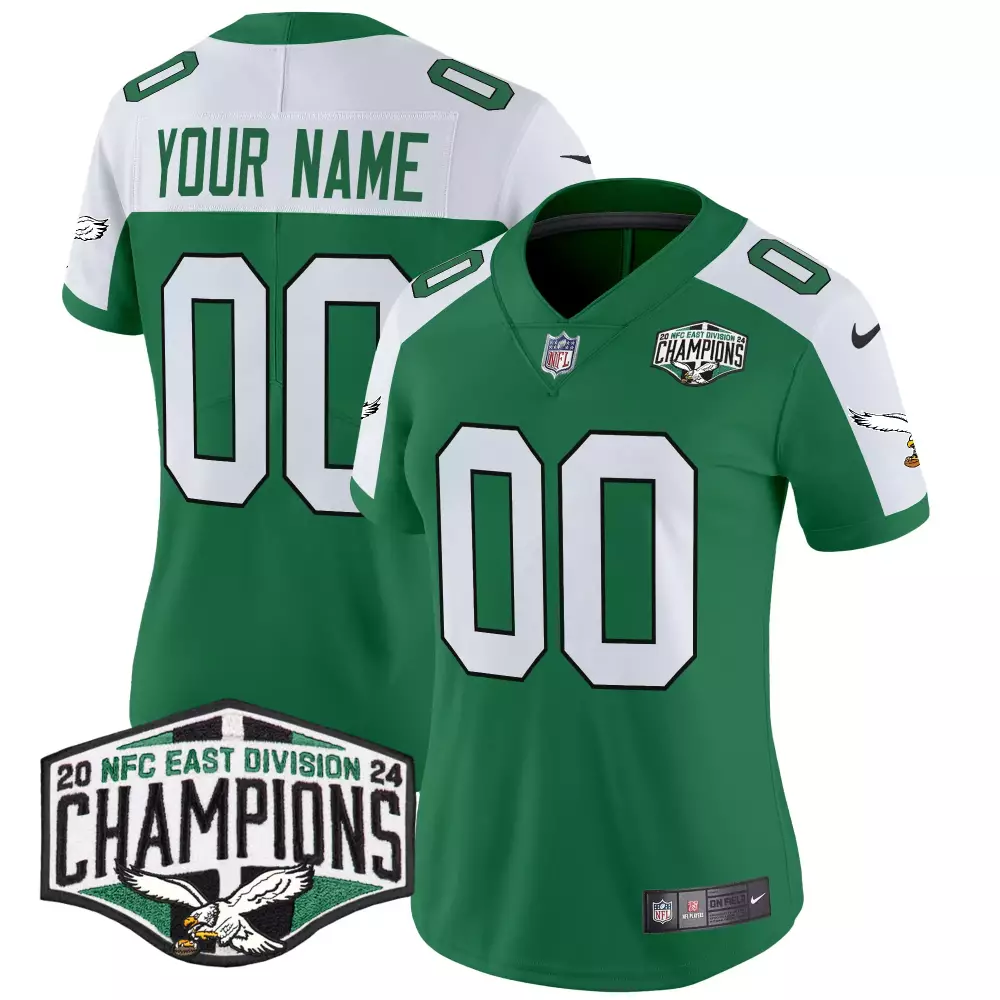 kelly alternate men philadelphia eagles kelly green vapor limited custom jersey v5 all stitched