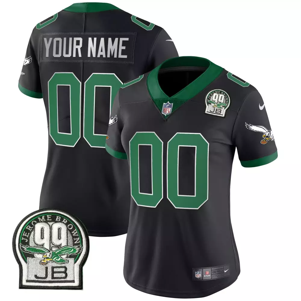 kelly black men philadelphia eagles throwback kelly vapor limited custom jersey all stitched