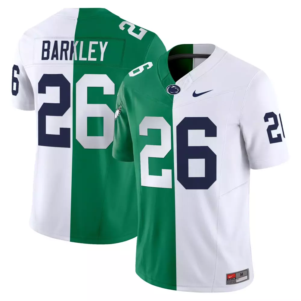 Saquon Barkley Philadelphia Eagles Kelly Green Split Vapor Limited Jersey | All Stitched | Fan Gear for Men, Women & Youth