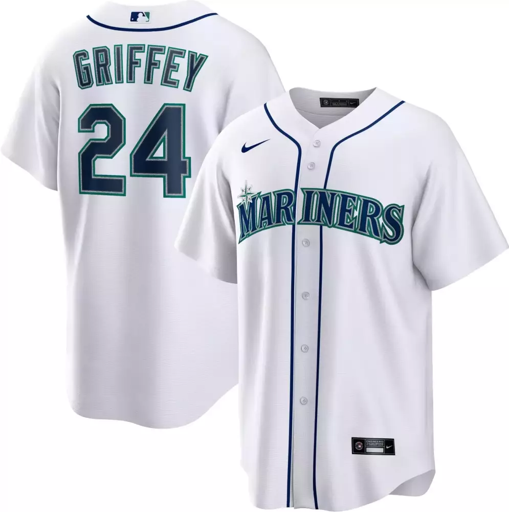 ken griffey jr flex white mens seattle mariners white gold black gold jersey all stitched