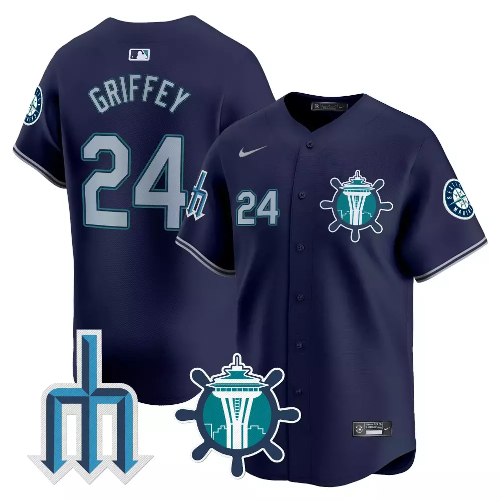 ken griffey jr men seattle mariners hispanic heritage jersey all stitched