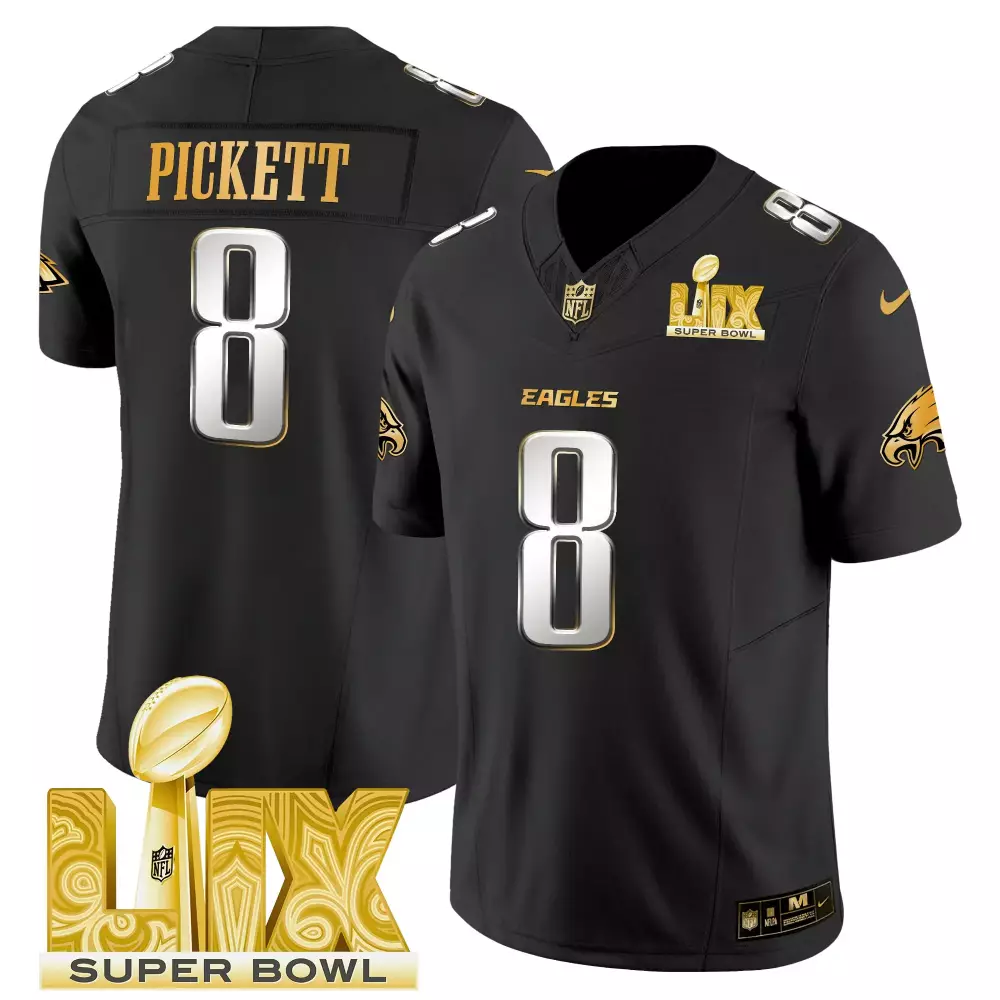 Kenny Pickett Eagles Kelly Green Super Bowl LIX Patch Vapor Limited Jersey | Men's All Stitched | Game Day Outfit for Men, Women & Youth