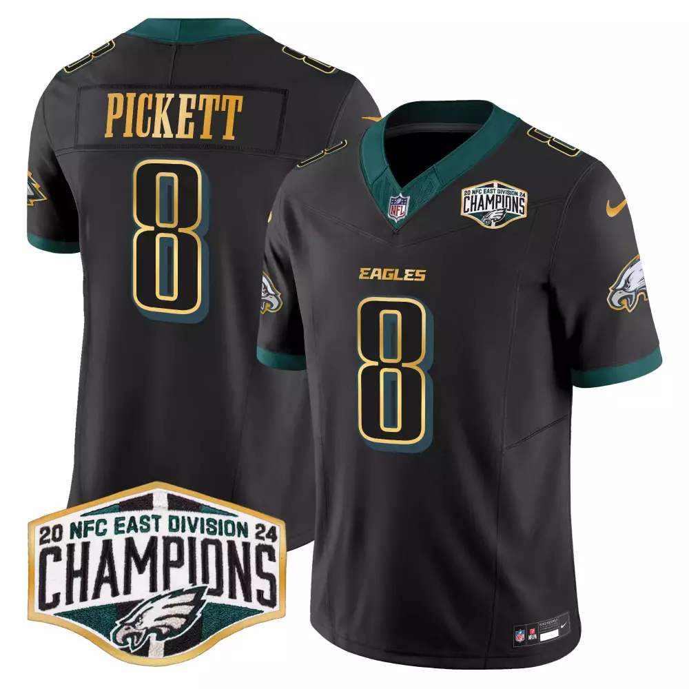 Kenny Pickett Eagles 2024 Black Vapor Limited Jersey | Men's All Stitched | Fan Gear for Men, Women & Youth
