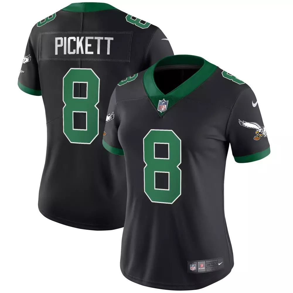 kenny pickett kelly alternate womens philadelphia eagles kelly green vapor limited jersey v2 all stitched