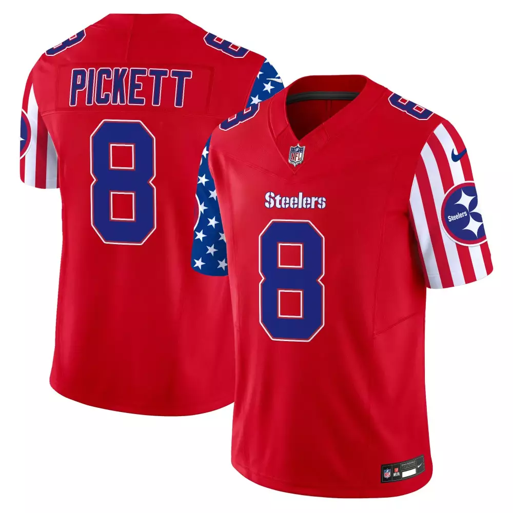 kenny pickett red mens pittsburgh steelers american style vapor limited jersey all stitched