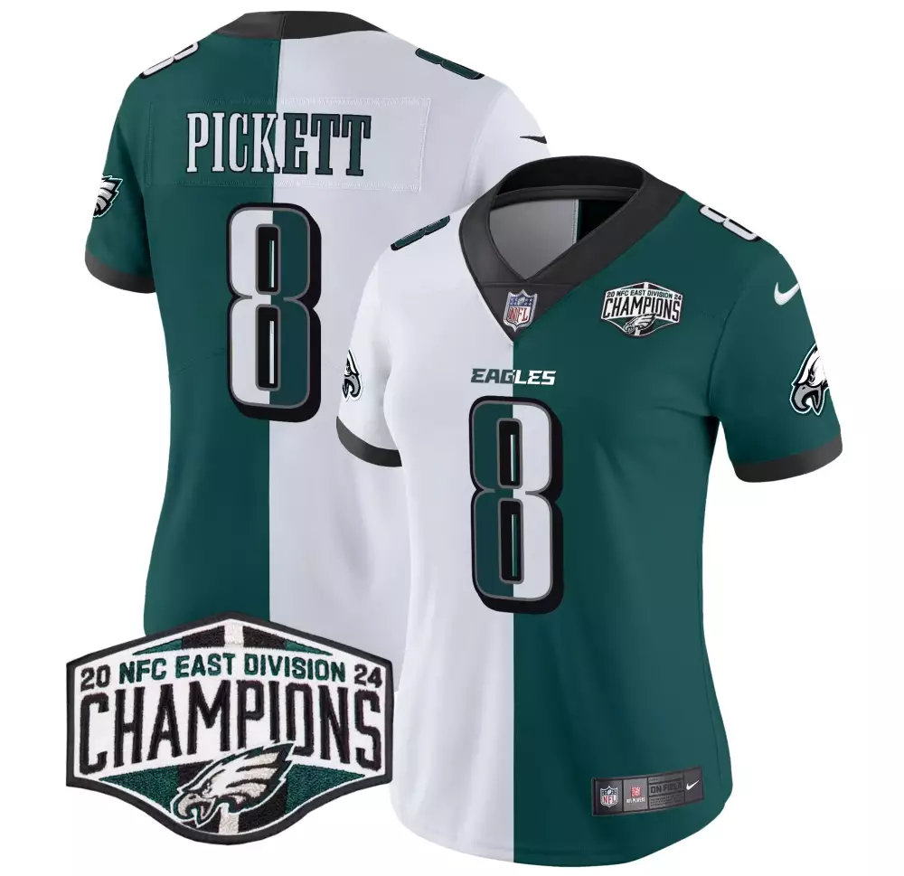 kenny pickett split mens philadelphia eagles throwback kelly vapor limited jersey v2 all stitched