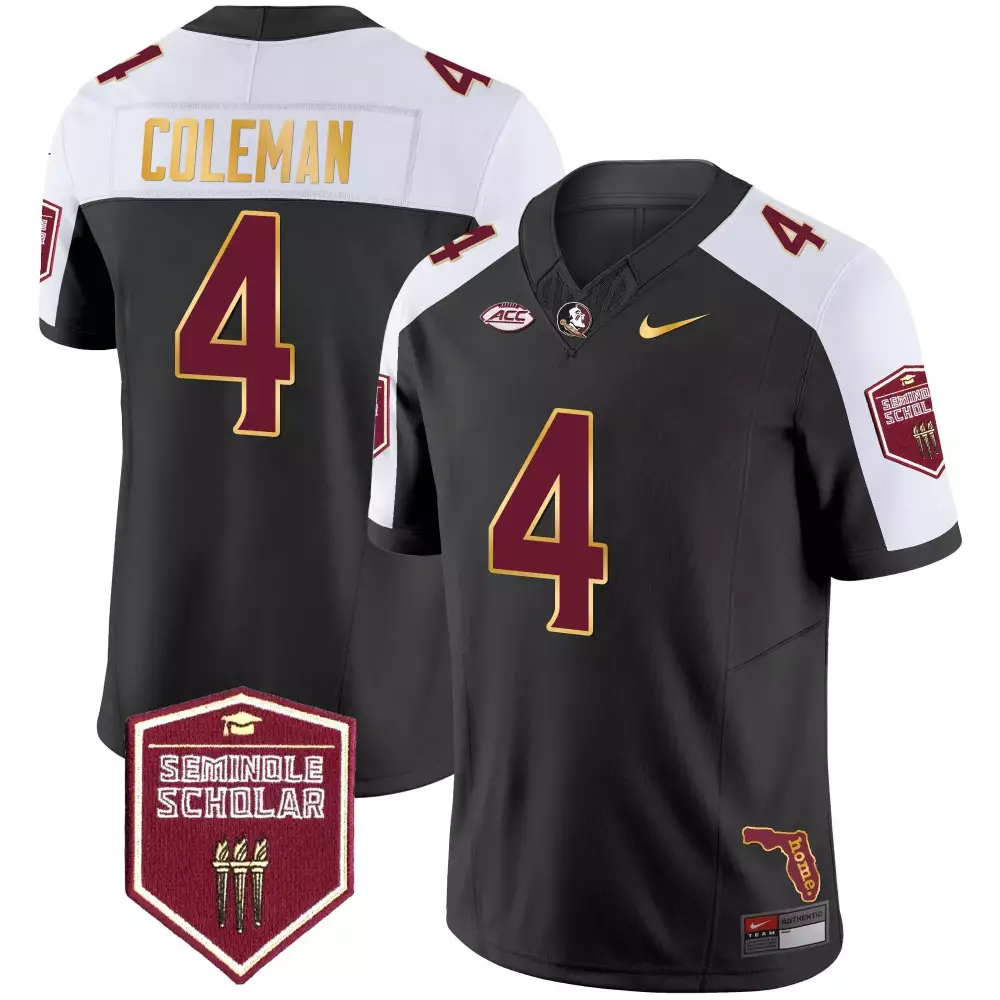 keon coleman alternate mens florida state seminoles seminole heritage cheez it bowl patch vapor limited jersey all stitc