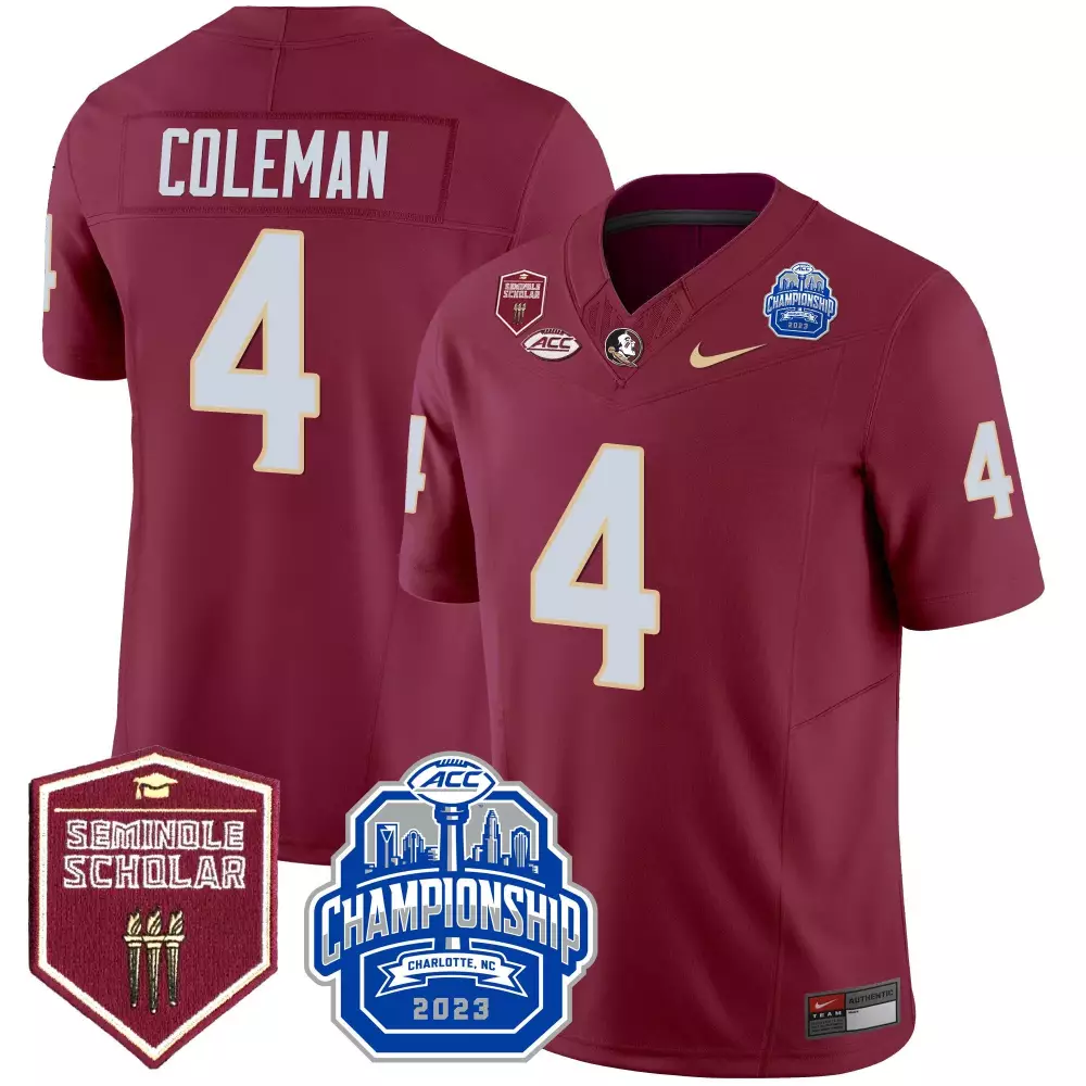keon coleman garnet alternate womens florida state seminoles vapor limited jersey all stitched