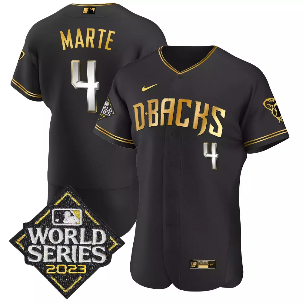 ketel marte black alternate mens arizona diamondbacks 2024 flex base jersey all stitched