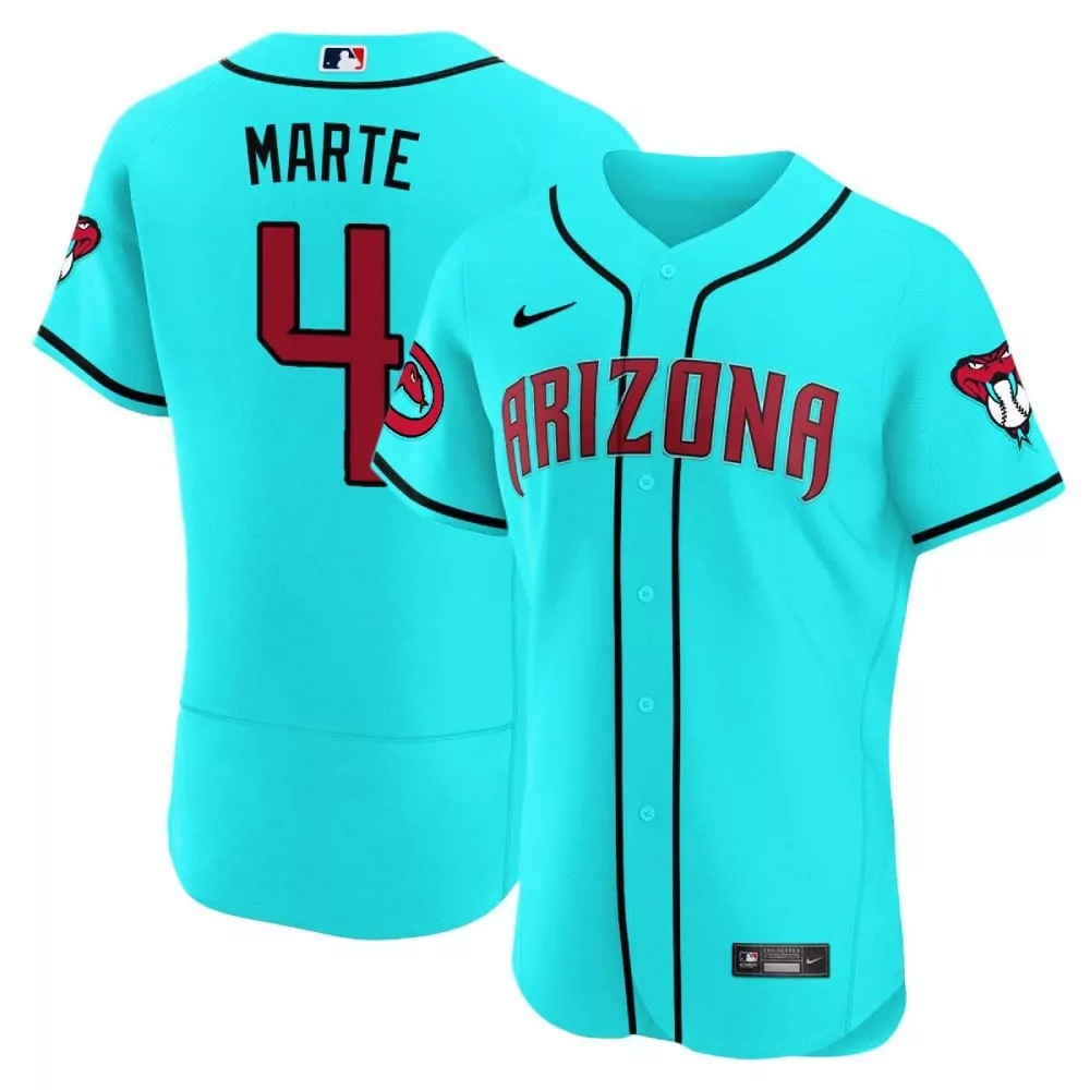 ketel marte teal arizona mens arizona diamondbacks 2024 flex base jersey v2 all stitched