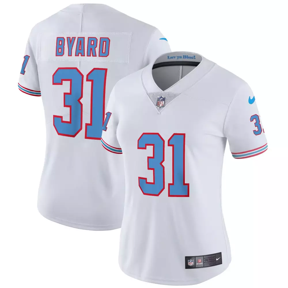 kevin byard white mens tennessee titans 1997 throwback limited vapor jersey v2 all stitched