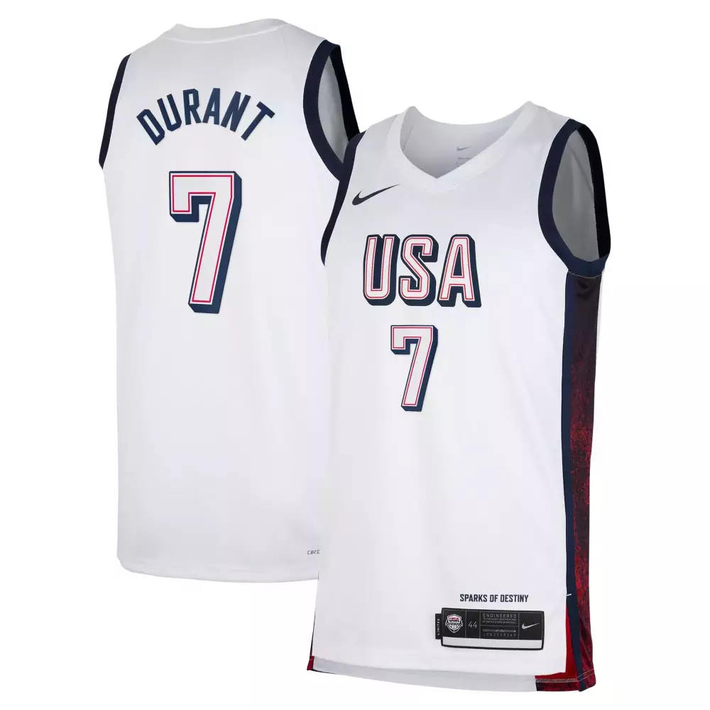 kevin durant men mens usa basketball national team 2024 patterned jersey