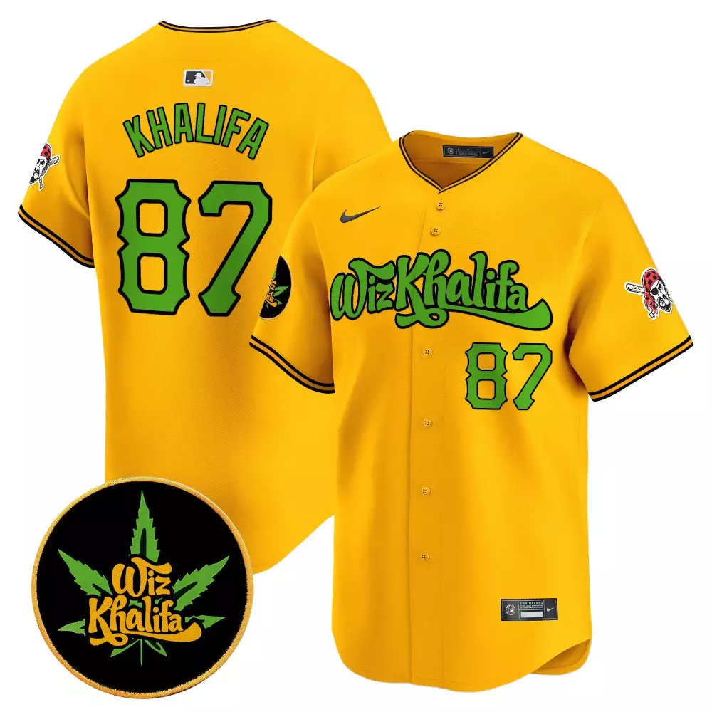 khalifa 1987 cream mens pittsburgh pirates wiz khalifa vapor premier limited jersey all stitched