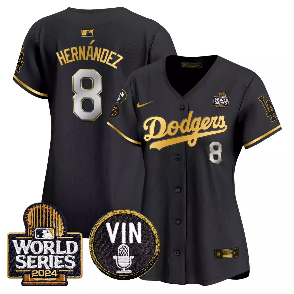 kike hernandez black gold mens los angeles dodgers vin patch kobe bryant signature vapor premier limited jersey all stit