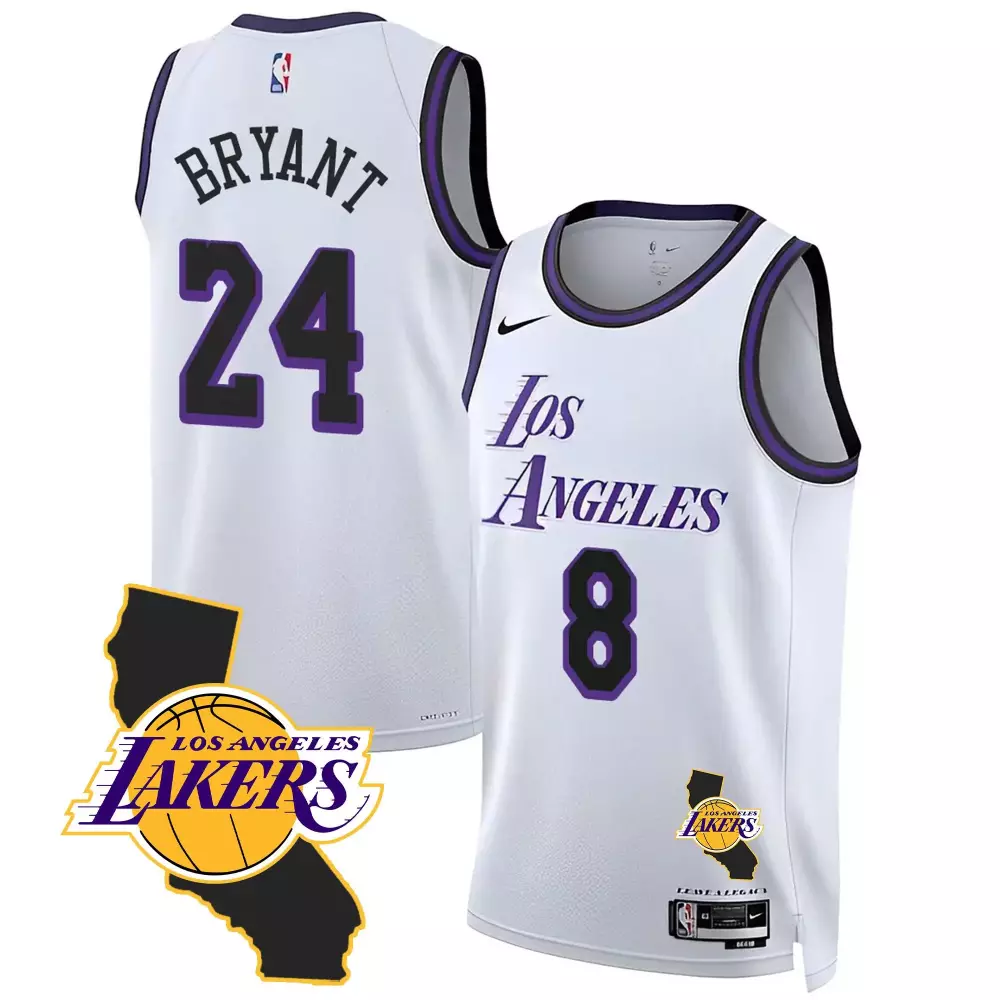 kobe bryant black mamba mens los angeles lakers swingman jersey all stitched