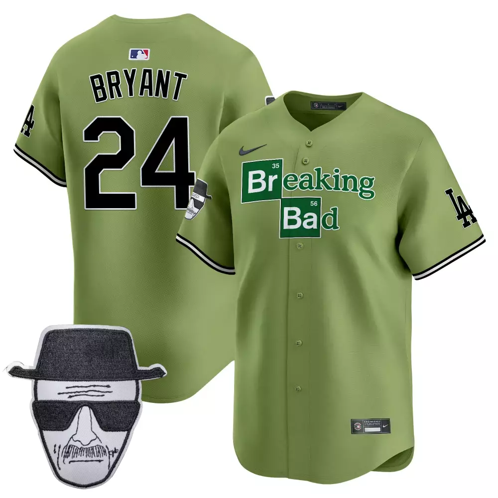 Kobe Bryant Gold Royal Dodgers Lakers Cool Base Jersey | All Stitched Fan Gear for Men, Women & Youth