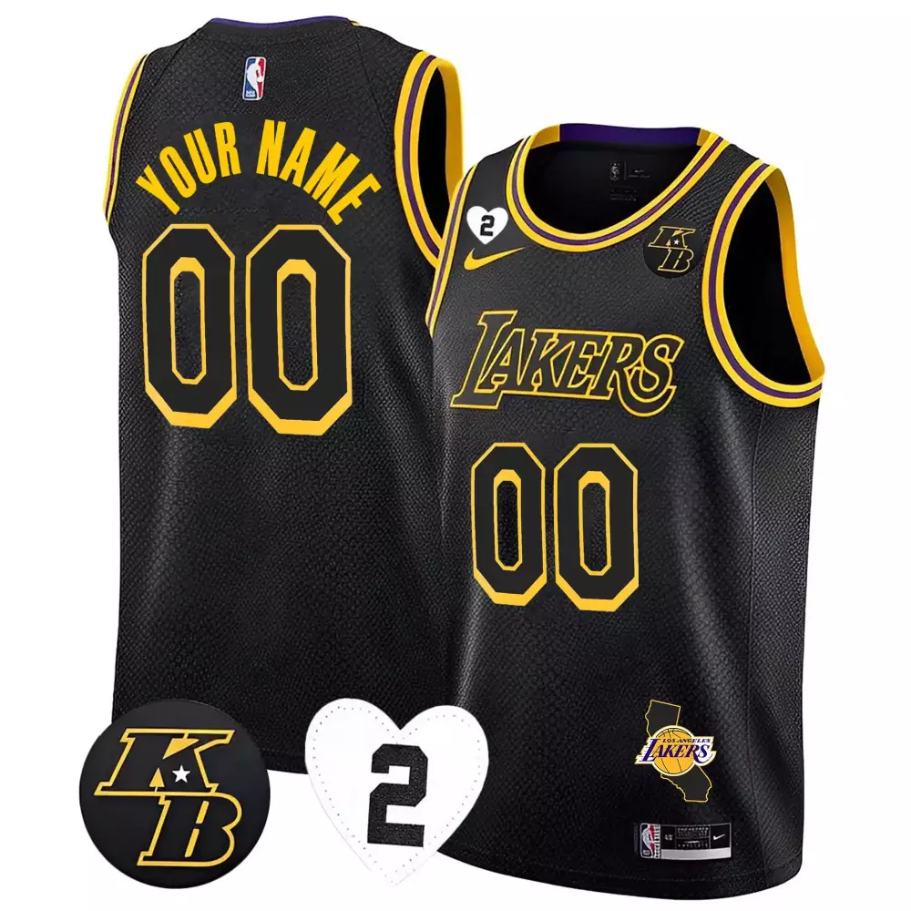kobe bryant youth los angeles lakers 2023 classic edition jersey all stitched