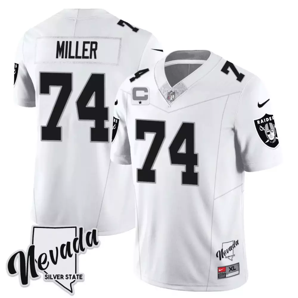 Las Vegas Raiders 00 All Stitched Vapor Jersey | 2020 Men's Black Inaugural Season Edition Fan Gear | For Men, Women & Youth
