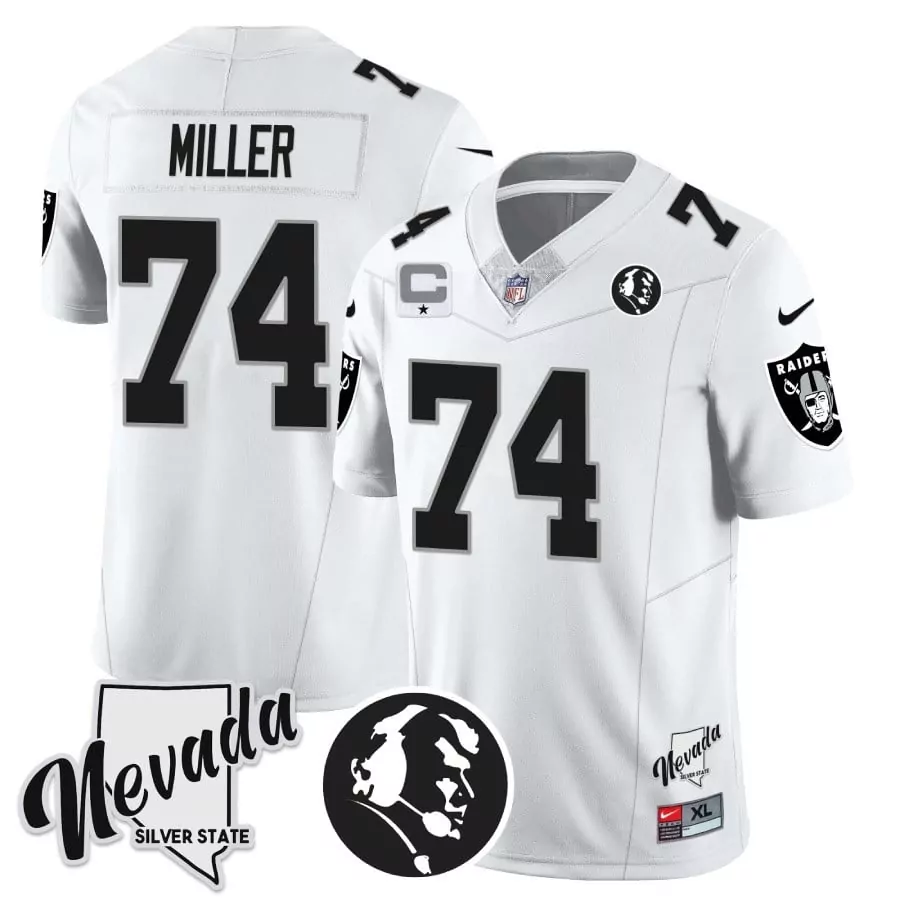 Kolton Miller Las Vegas Raiders Nike Game Jersey | Black Stitched Fan Gear | For Men, Women & Youth
