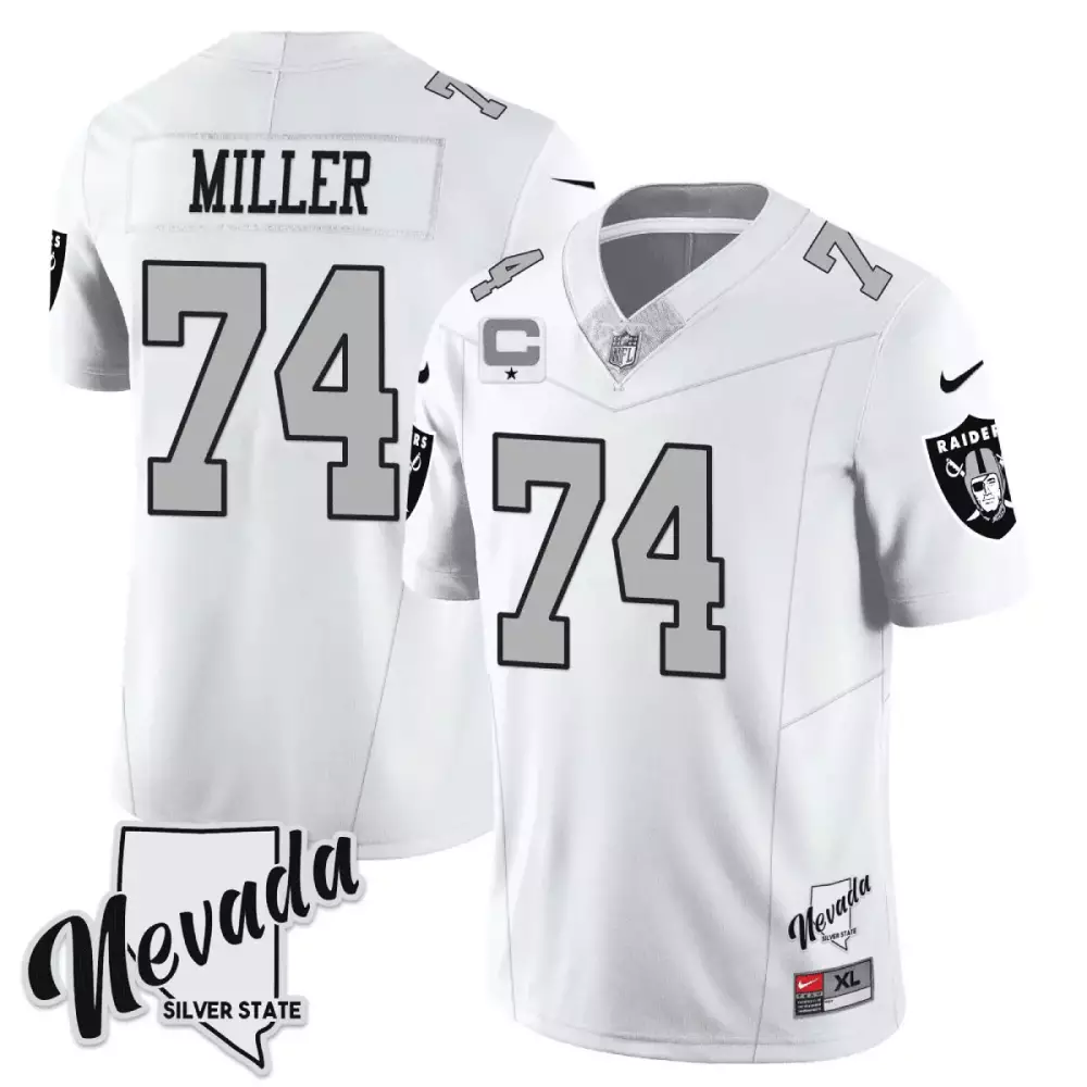 Kolton Miller Las Vegas Raiders Nike Game Jersey | Black Stitched Fan Gear | For Men, Women & Youth