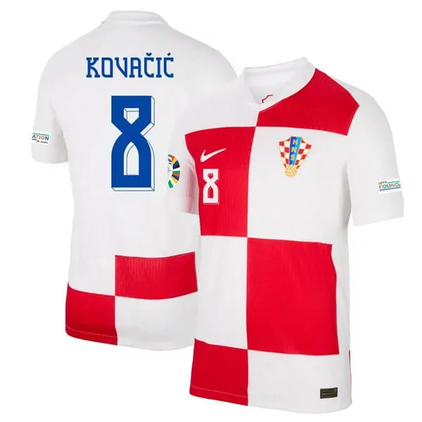 kovacic home mens croatia 2024 stadium homeaway soccer jersey