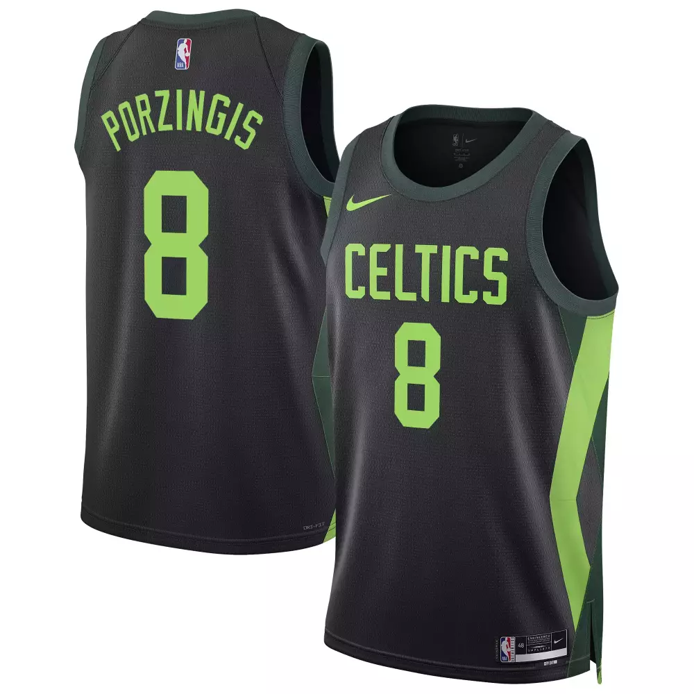 kristaps porzingis city edition mens boston celtics 202425 city edition swingman jersey all stitched
