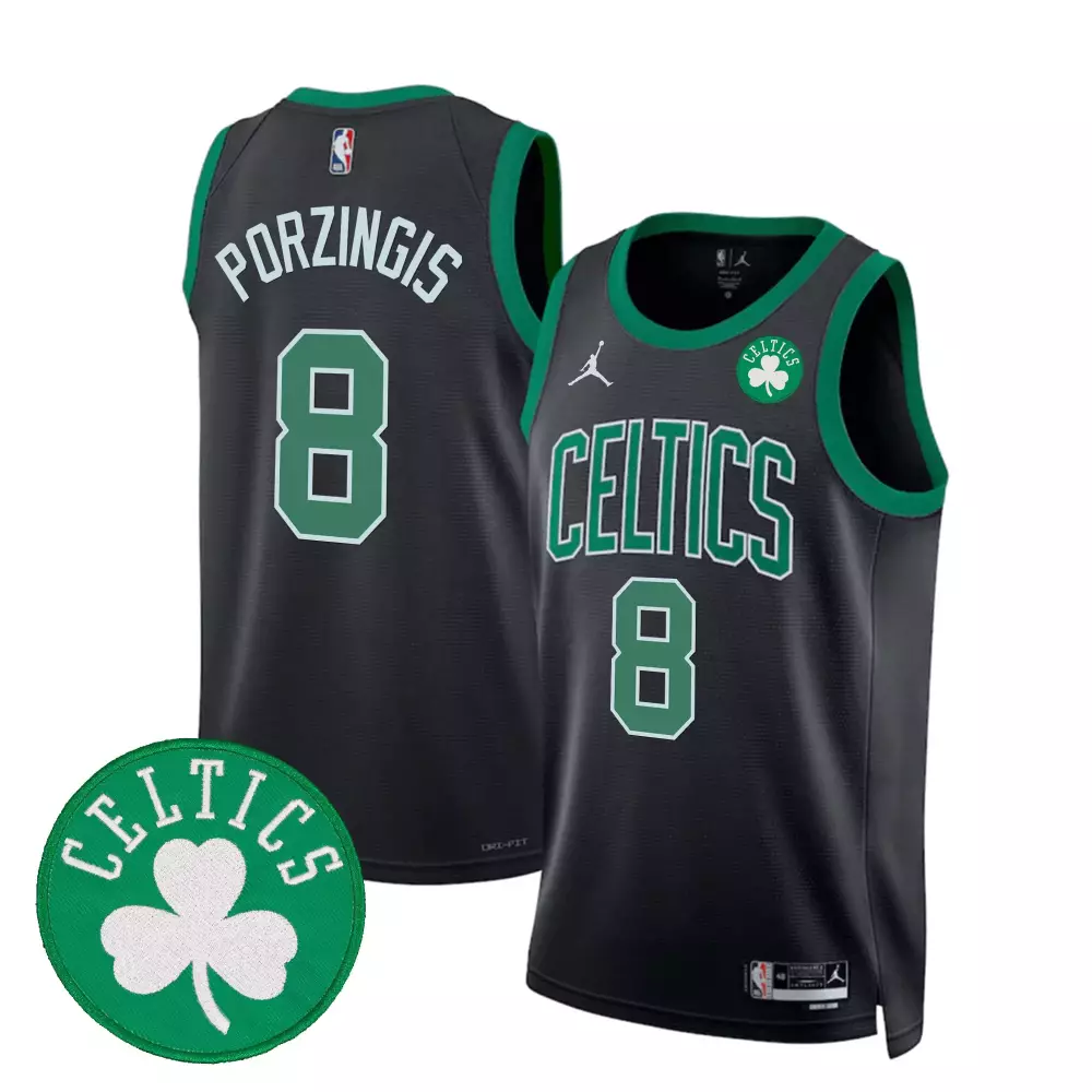 kristaps porzingis statement mens boston celtics swingman jersey all stitched
