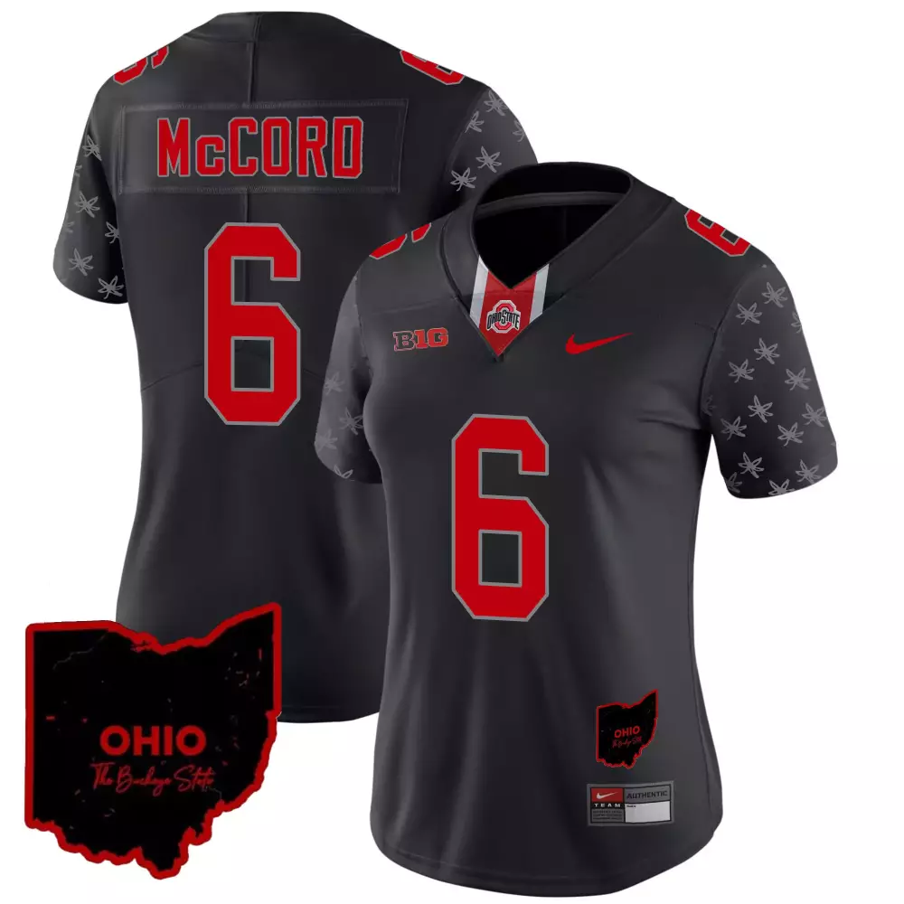kyle mccord black limited mens ohio state buckeyes 2023 gray alternate jersey stitched
