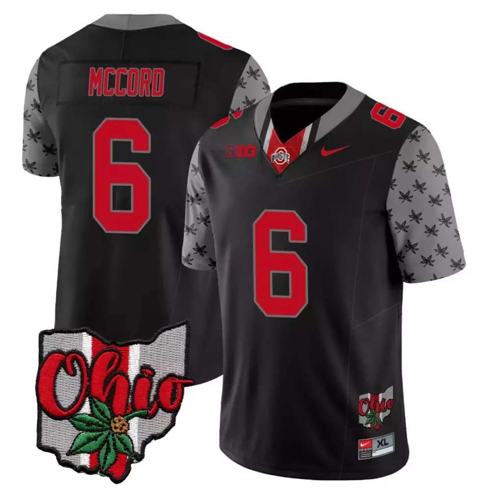 kyle mccord black limited womens ohio state buckeyes 2023 vapor limited gold jersey ohio patch all stitched