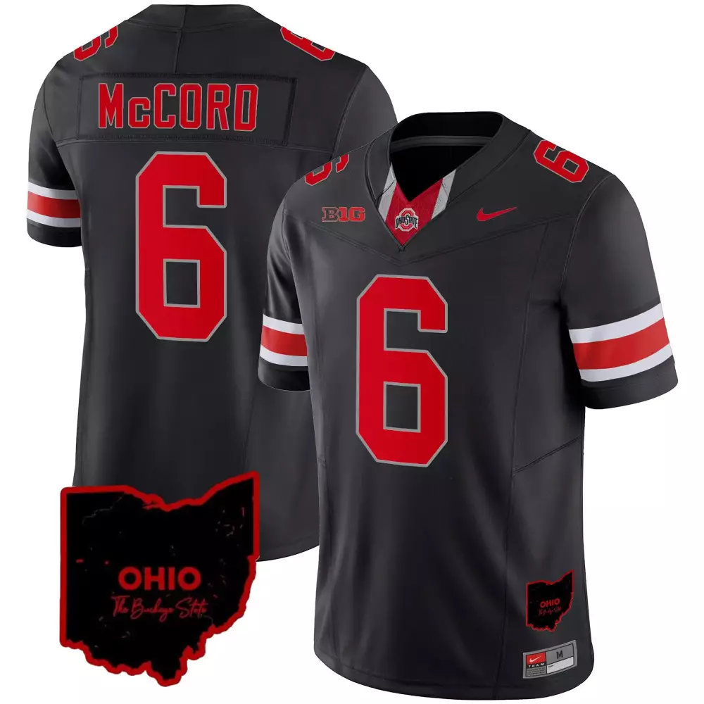 kyle mccord black mens ohio state buckeyes 2024 vapor limited jersey ohio patch all stitched