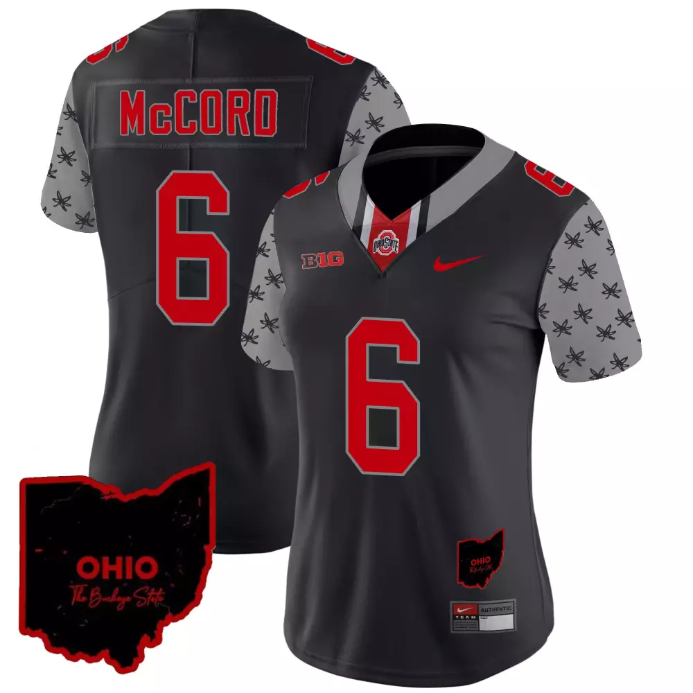 kyle mccord black special mens ohio state buckeyes 2023 gray alternate jersey stitched