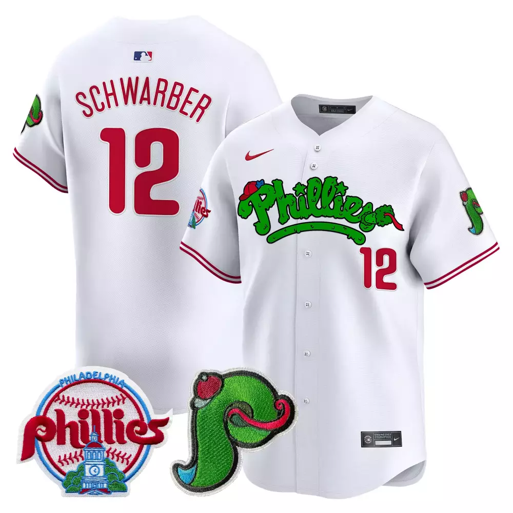 Schwarber Phillies 2024 Unisex Phanatic Patch Jersey V3 | Stitched Vapor Premier Limited Edition | Fan Gear for Men, Women & Youth