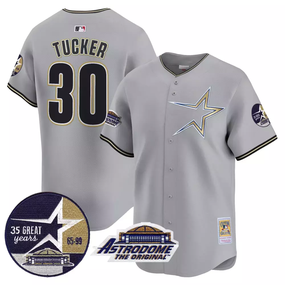 kyle tucker gold unisex houston astros spongebob squarepants vapor premier limited jersey printed