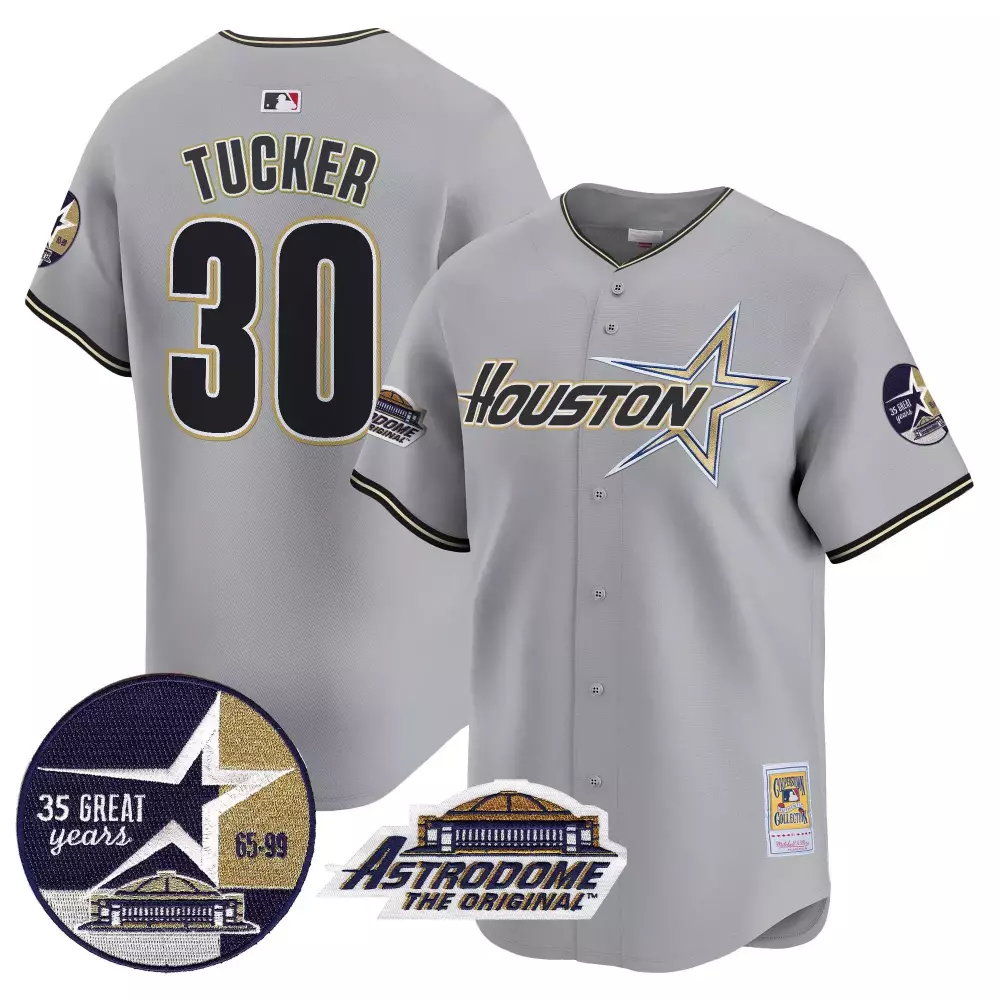 kyle tucker gold unisex houston astros spongebob squarepants vapor premier limited jersey printed