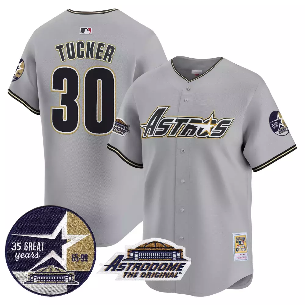 kyle tucker gold unisex houston astros spongebob squarepants vapor premier limited jersey printed