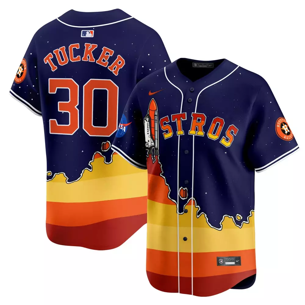 Kyle Tucker Houston Astros Unisex Navy Deadpool Vapor Premier Jersey | Printed | Limited Edition Fan Gear | For Men, Women & Youth