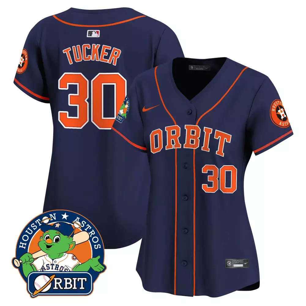 kyle tucker navy womens houston astros halloween vapor premier limited jersey all stitched