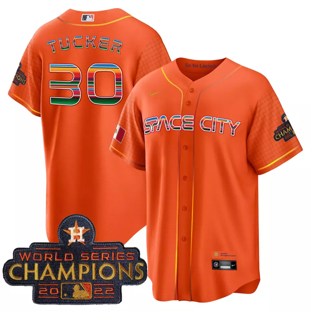 kyle tucker orange mens houston astros paisley mexico vapor premier limited jersey v4 printed