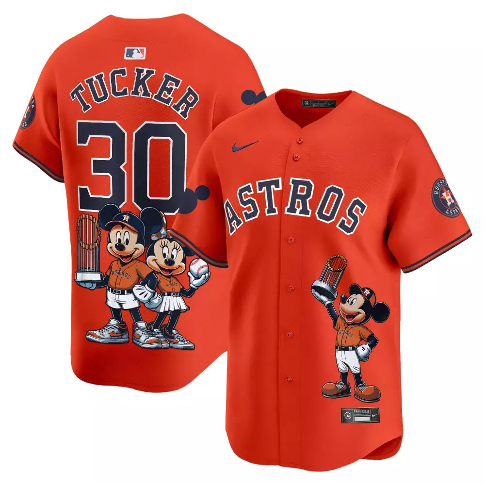 kyle tucker orange sleeves womens houston astros 2023 gold alternate baseball jersey all stitched